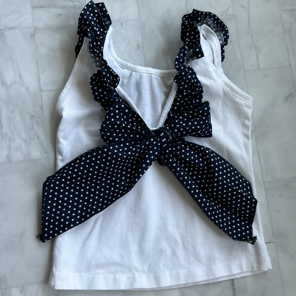 Phi Clothing Ruffle Bow Shirt Size 12M